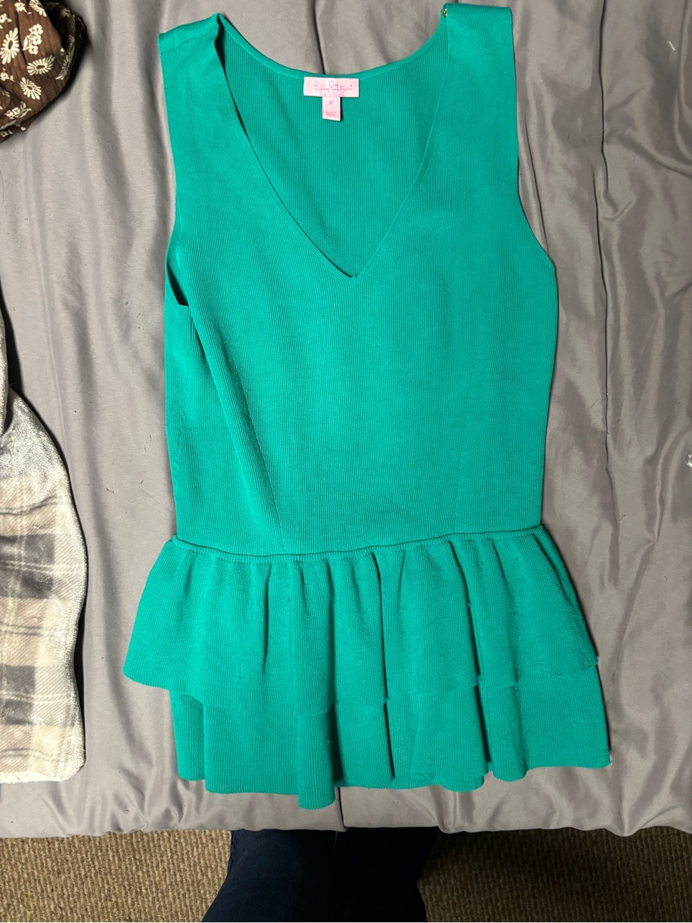 Lilly Pulitzer Bright Teal Sleeveless Top